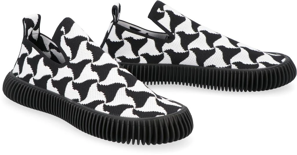 Bottega Veneta RAFFIA RIPPLE SNEAKERS. 3