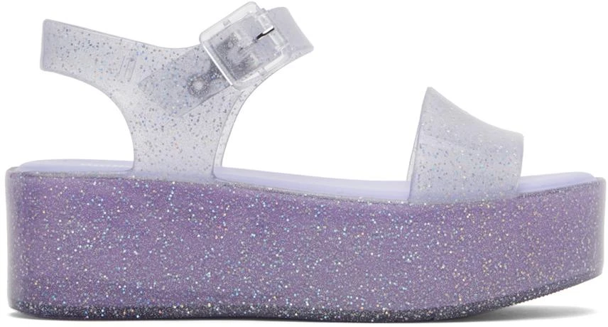 Melissa Blue Mar Platform Sandals 1