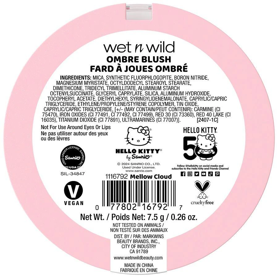 Wet n Wild Hello Kitty Ombre Blush 2