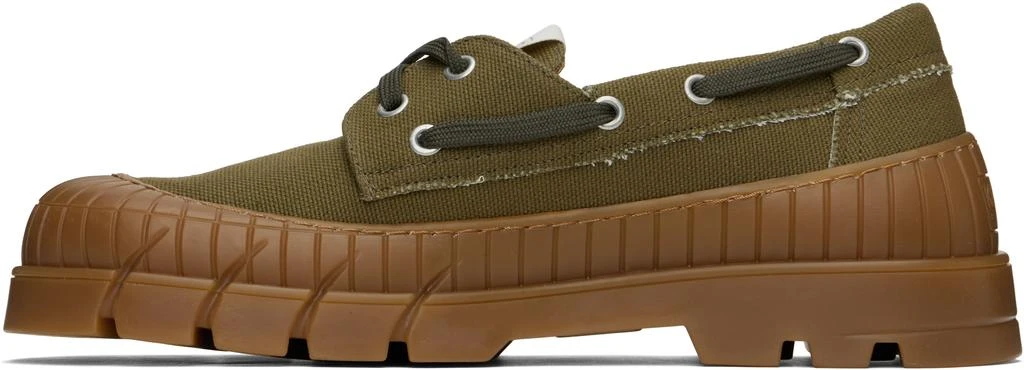 Kenzo Khaki Kenzo Paris 'KENZO-Gobi' Boat Shoes 3