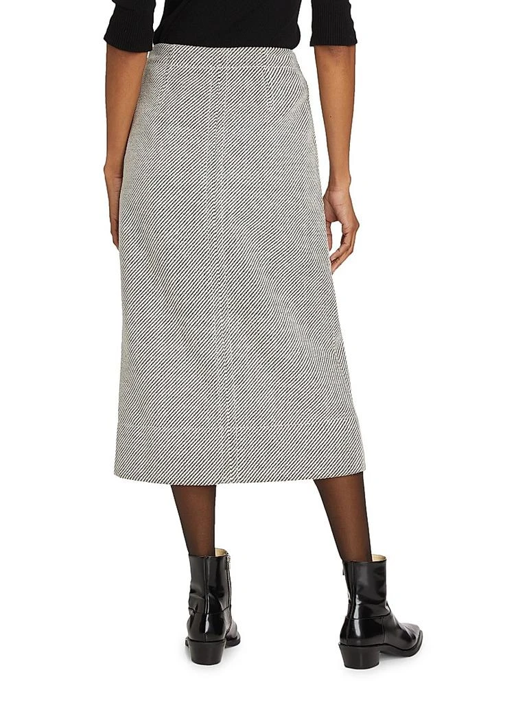 Proenza Schouler Lennon Soft Twill Midi-Skirt 5