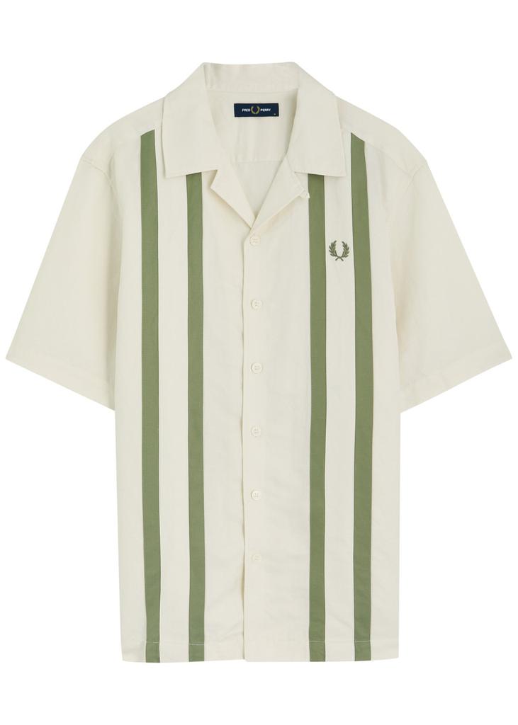 トップス FRED PERRY SHORT SLEEVE WOVEN SHIRT ICE.jpg