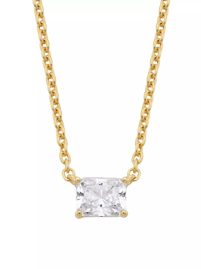 Adriana Orsini Modern Love 18K-Gold-Plated & Cubic Zirconia Necklace 1