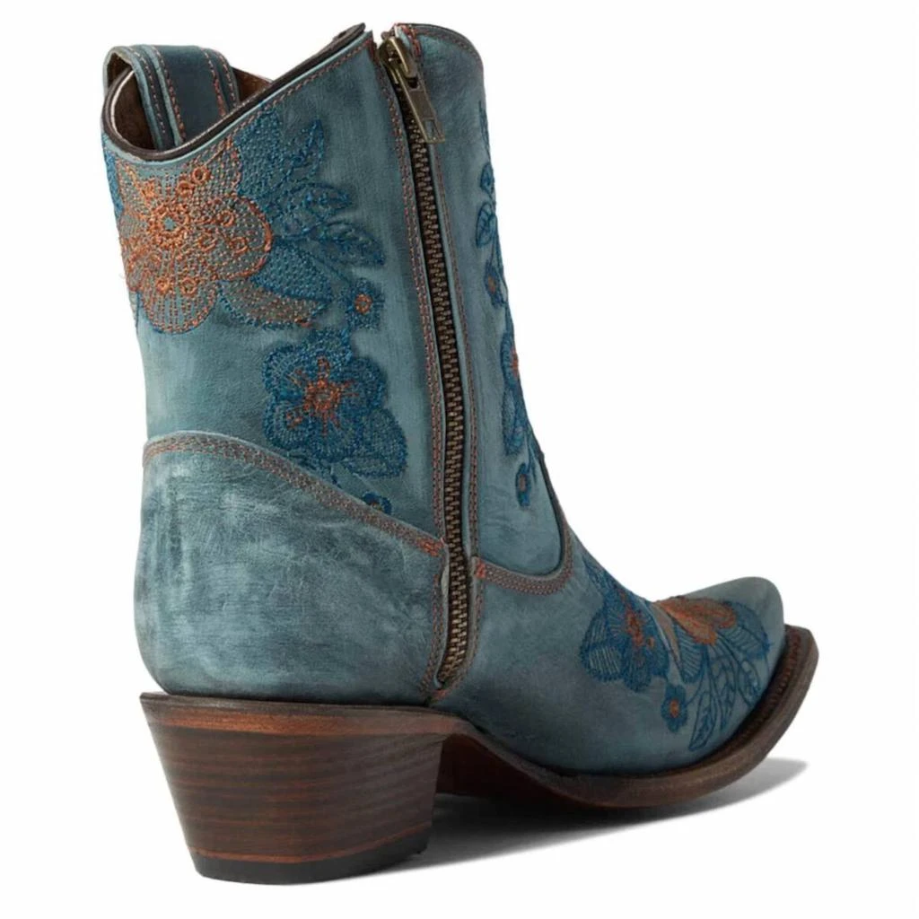 Corral Boots Corral - Women's Jean Flowered Embroidery Ankle Boots 2