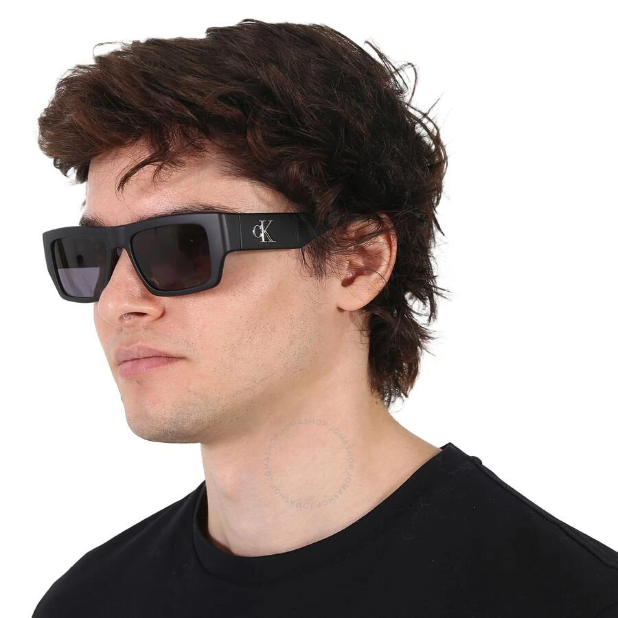Calvin Klein Grey Rectangular Unisex Sunglasses CKJ22635S 002 54 2