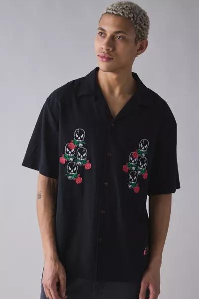 Pas de Mer Pas de Mer Magic Embroidered Button-Down Shirt