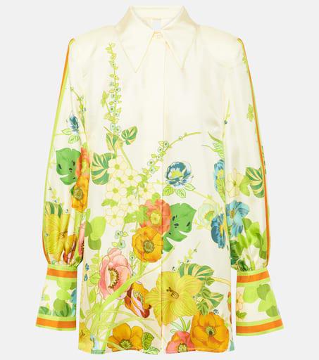 Alémais Floral silk shirt