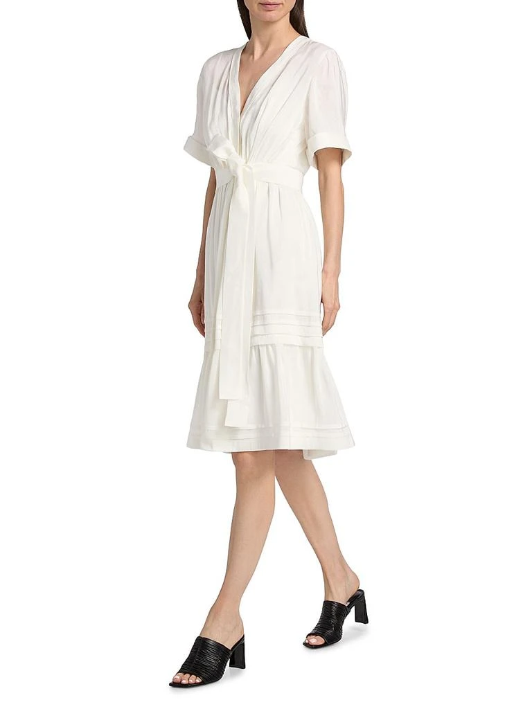 Miranda Linen-Silk Dress  On Sale Now with Up to 50% Off | Discover  Exclusive Deals & Savings at BeyondStyle  Authentic Kobi Halperin dresses |modern|Women's|women's|a-line|v-neck|linen|solid|short sleeve|women's  apparel|knee-length with Limited-Time ...