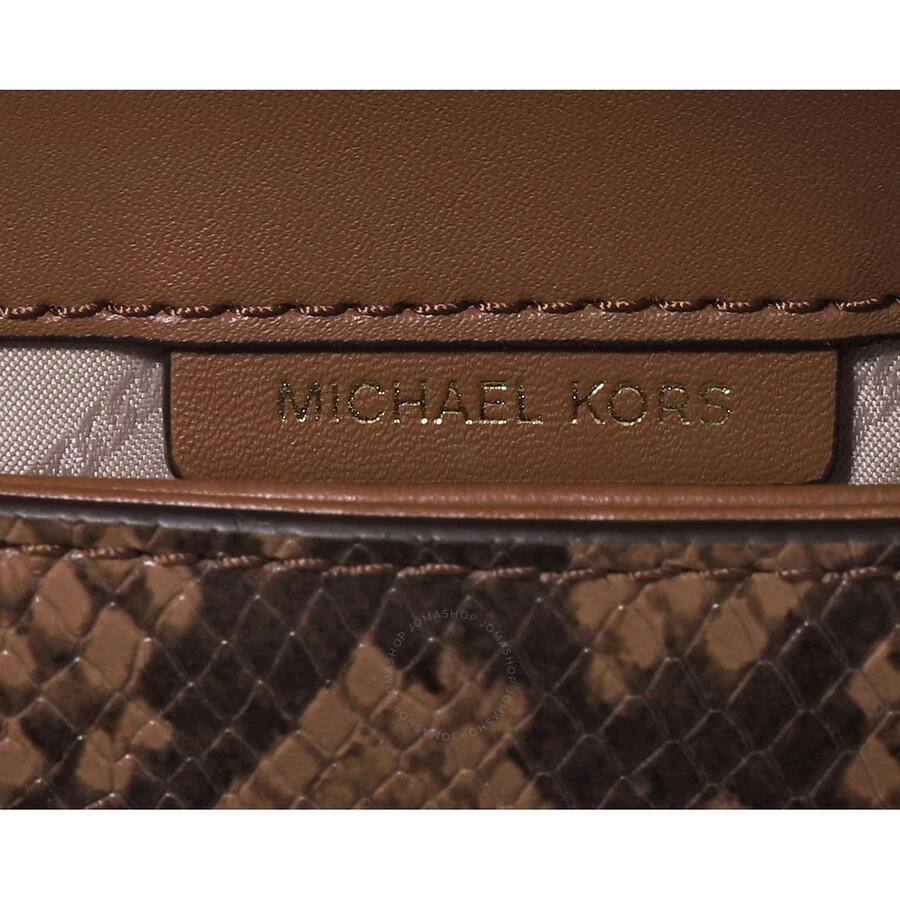 Michael Kors Snakeskin Effect Saddle Crossbody Bag 3