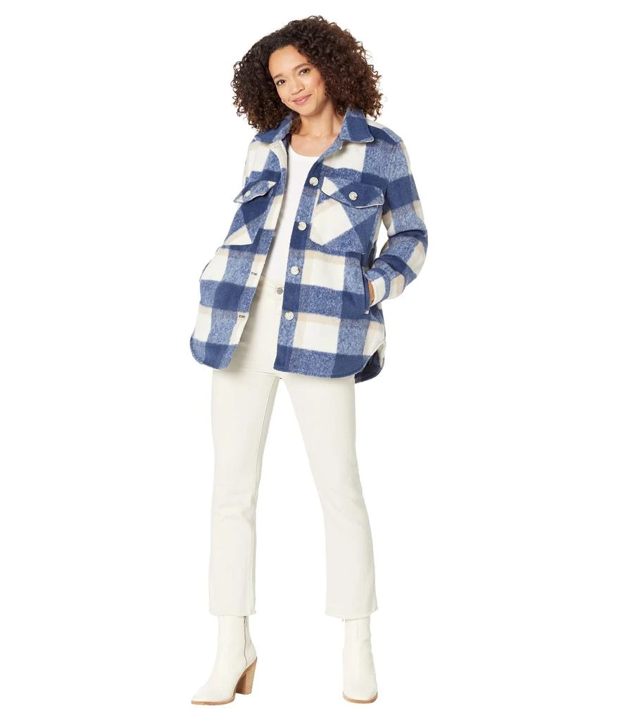 Blank NYC Plaid Shirt Jacket in Keep Rolling 4