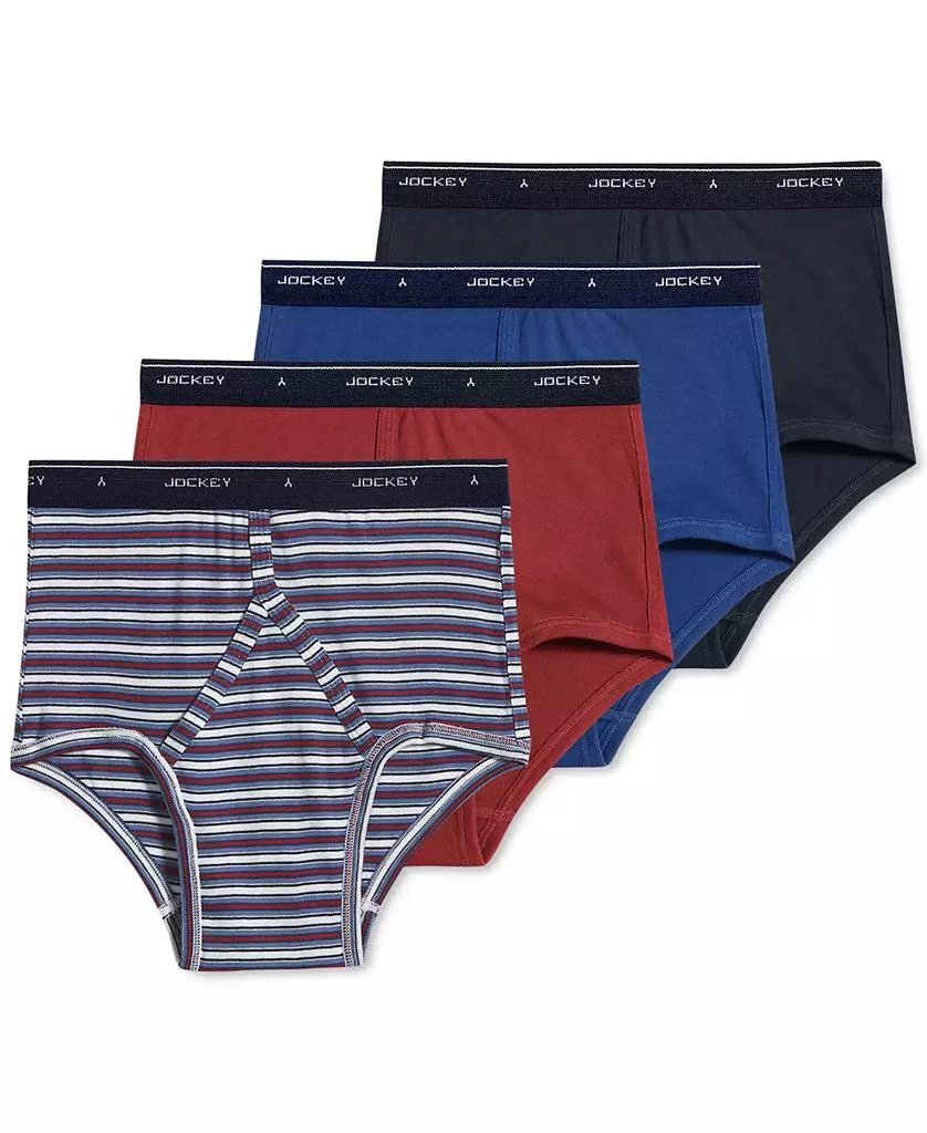 Jockey Men's Classic Collection Full-Rise Briefs 4-Pack Underwear 1