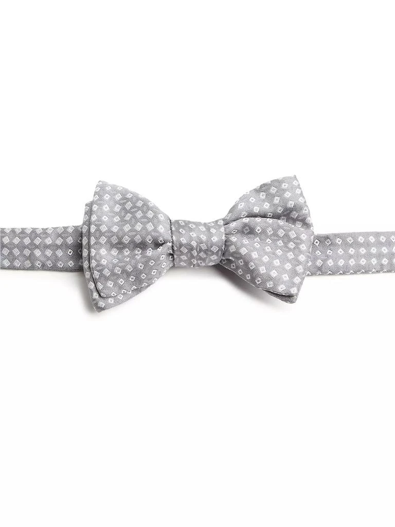 Charvet Neat Square Silk Bow Tie 1