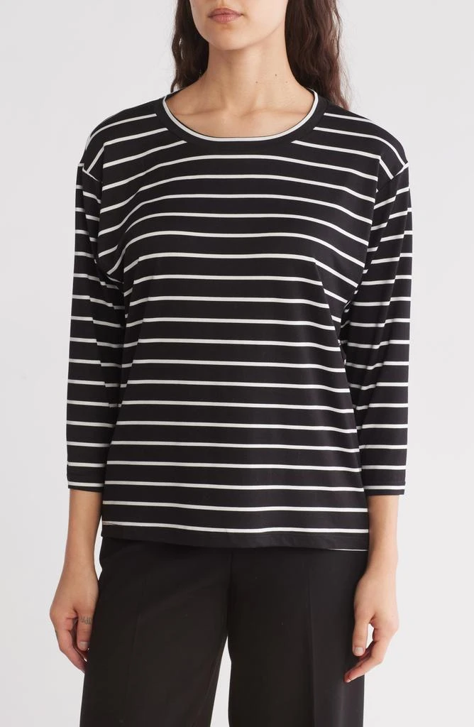Bobeau Butter Stripe T-Shirt 1