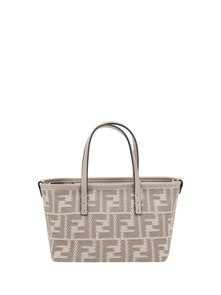 Fendi Fendi Roll FF Jacquard Mini Tote Bag - Tote Bags