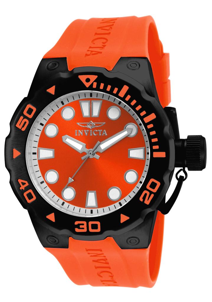 Invicta Men's Pro Diver 51mm Orange Quartz Watch