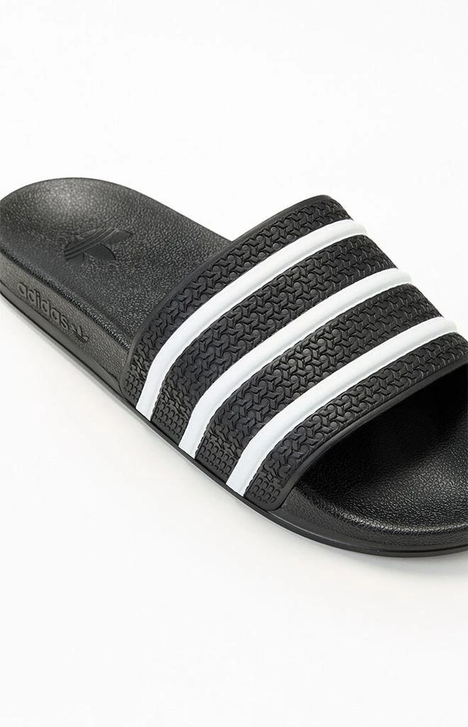 Adidas Black
White Adilette CF Slides 6