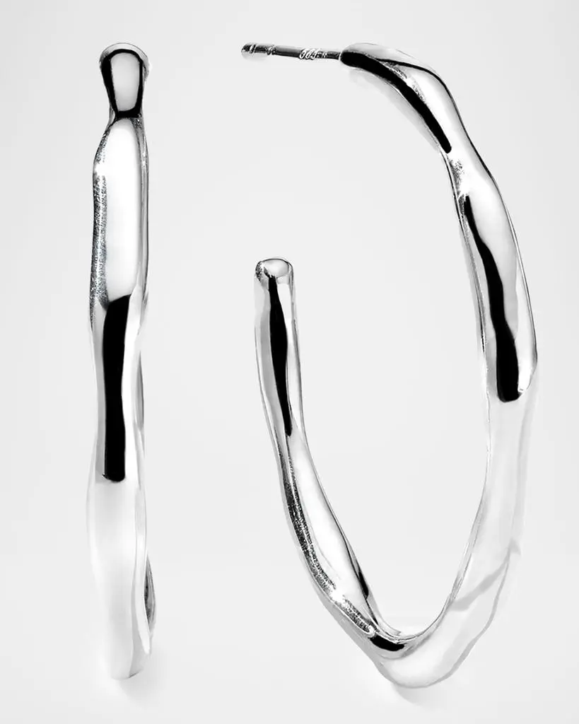 Ippolita 925 Classico Small Thin Squiggle Hoop Earrings
