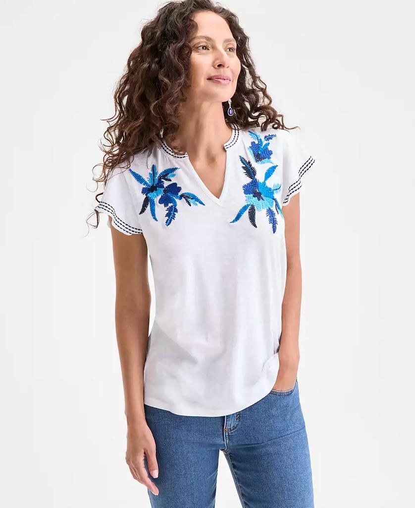売れ筋商品|||スタイルアンドコー カットソー トップス レディース Women's Smocked Square-Neck Top, Exclusively at Macy's Deep Black Style & Co Women's Smocked Square-Neck Top, Exclusively at