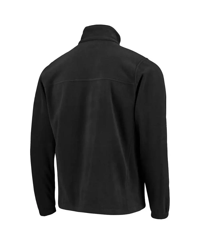 Columbia Men's Black Georgia Bulldogs Flanker III Fleece Team Full-Zip Jacket 3