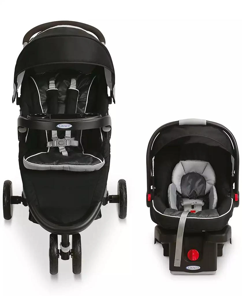 Graco FastAction Sport Stroller & SnugRide Click Connect 35 Car Seat Travel System 2