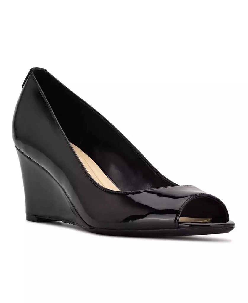 Nine West Women's Cape 9x9 Peep Toe Wedges 1