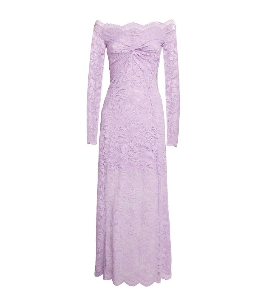 Paco Rabanne Lace Off-Shoulder Maxi Dress 1