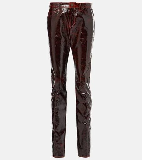 Isabel Marant Lovis cotton-blend slim pants 1