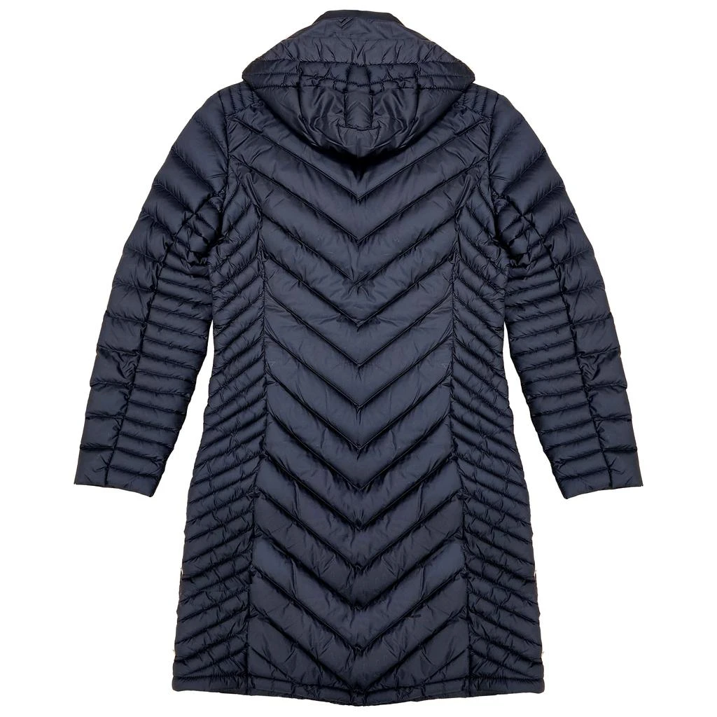 MICHAEL Michael Kors Michael Michael Kors Women Chevron Double Layer Zipper 3/4 Hooded Packable Coat 2