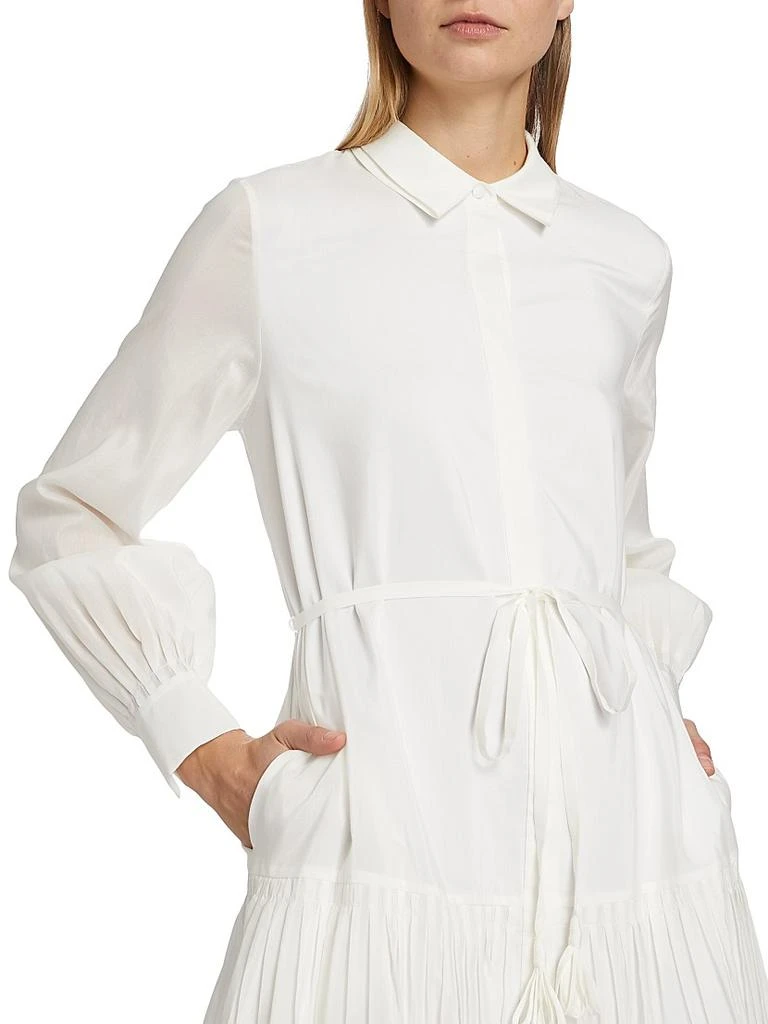 Kobi Halperin Viola Tie-Waist Cotton & Silk Minidress 6