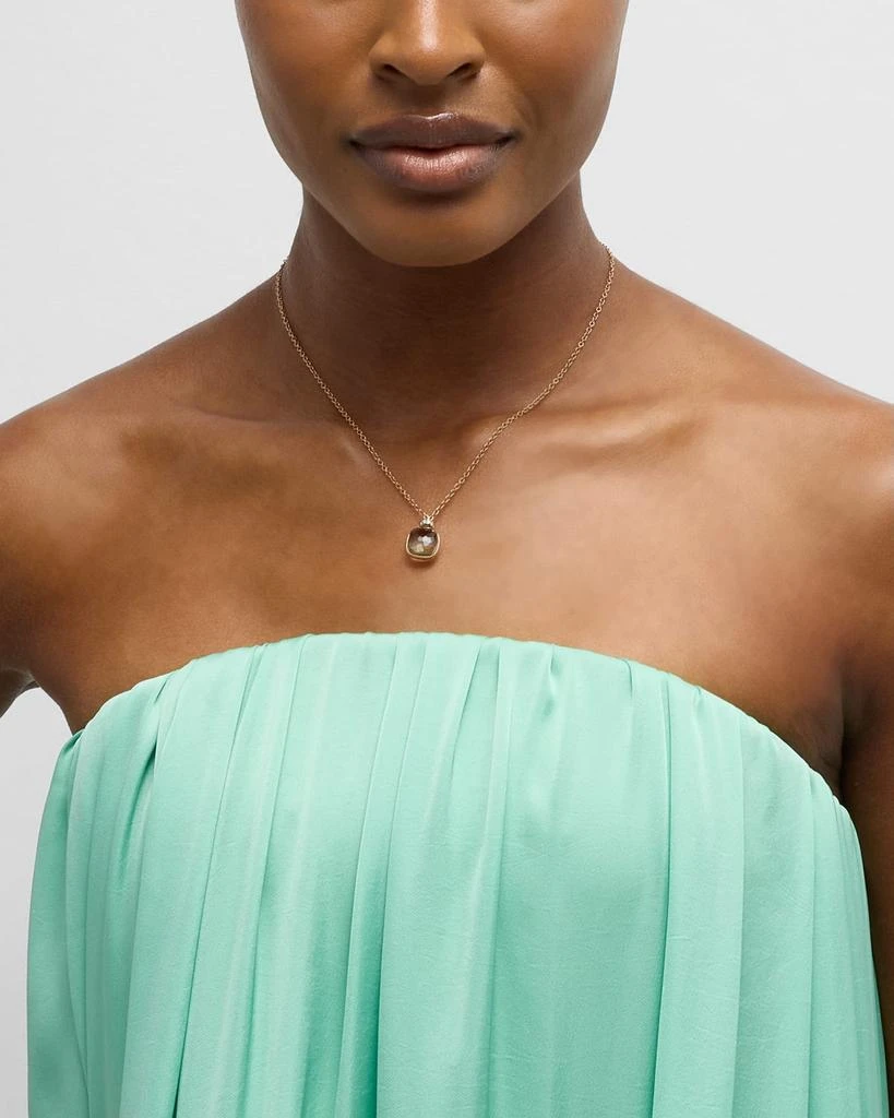 Pomellato Nudo Classic 18K Rose Gold Necklace with Prasiolite and White Diamonds 5