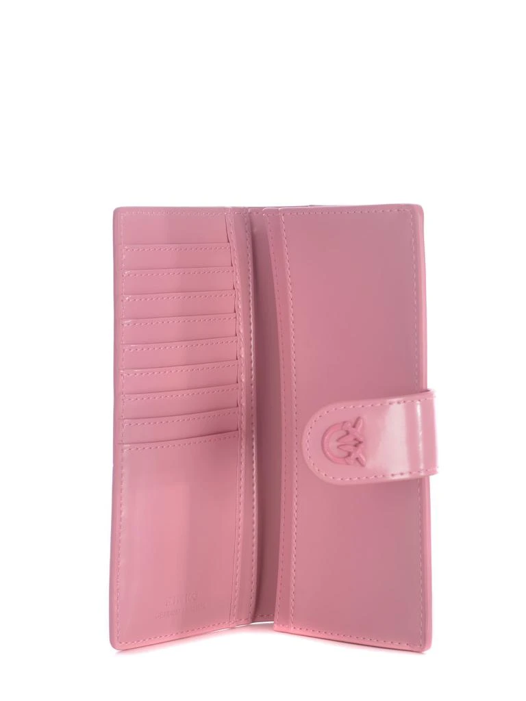 PINKO Pinko Logo Embroidered Bi-Fold Wallet 4