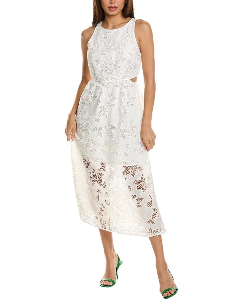 Sam Edelman Eyelet Bouquet Maxi Dress 1
