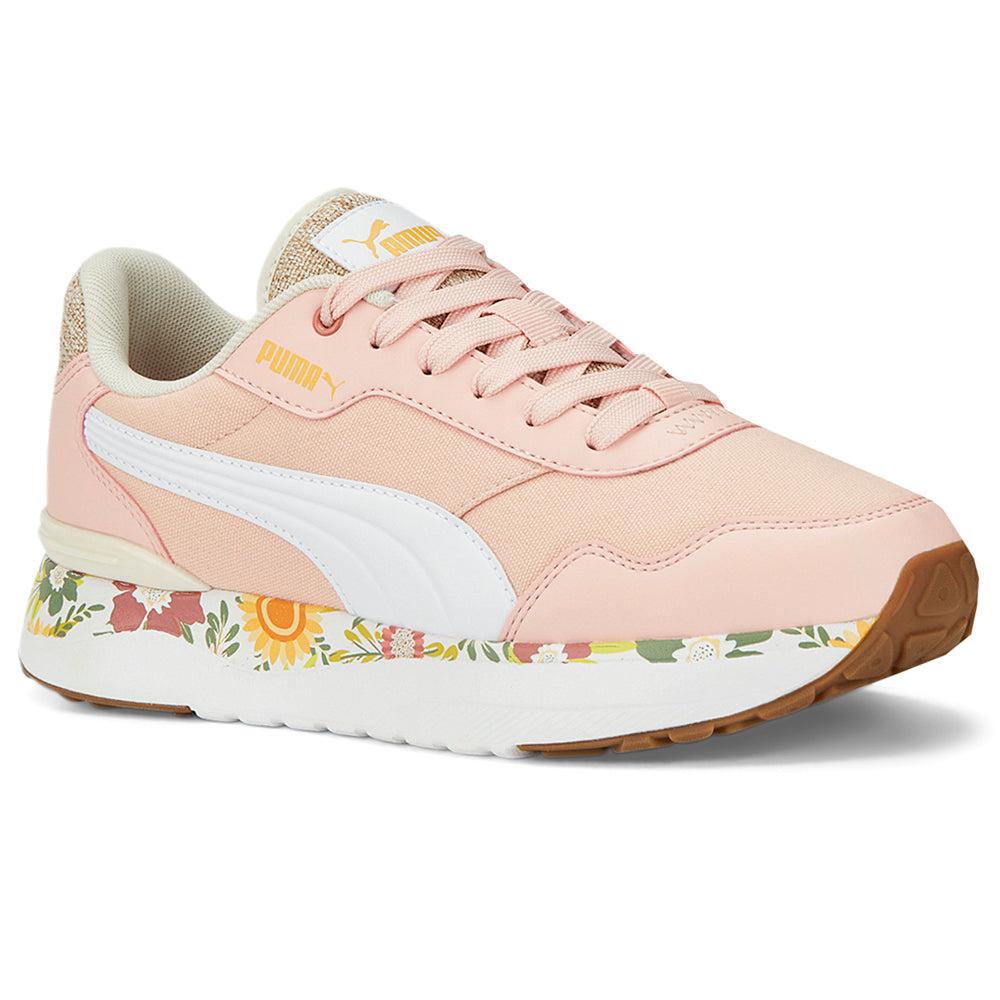 Puma R78 Voyage Wild Garden Floral Lace Up Sneakers