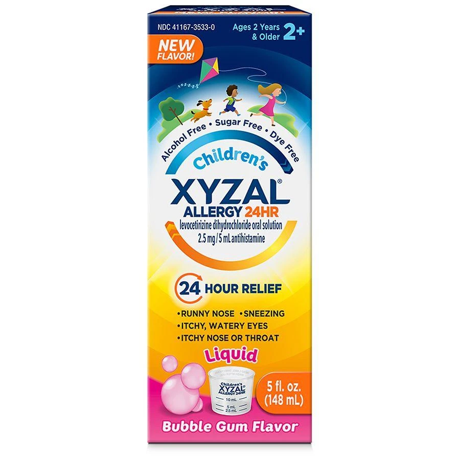 XYZAL Children
s 24 Hour Allergy Medicine Bubble Gum