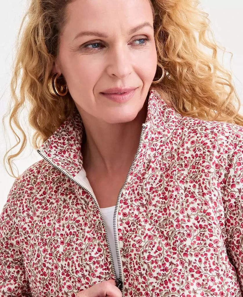 Style 
Co Women
s Cotton Printed Puffer Jacket, Macy
s Exclusive 3