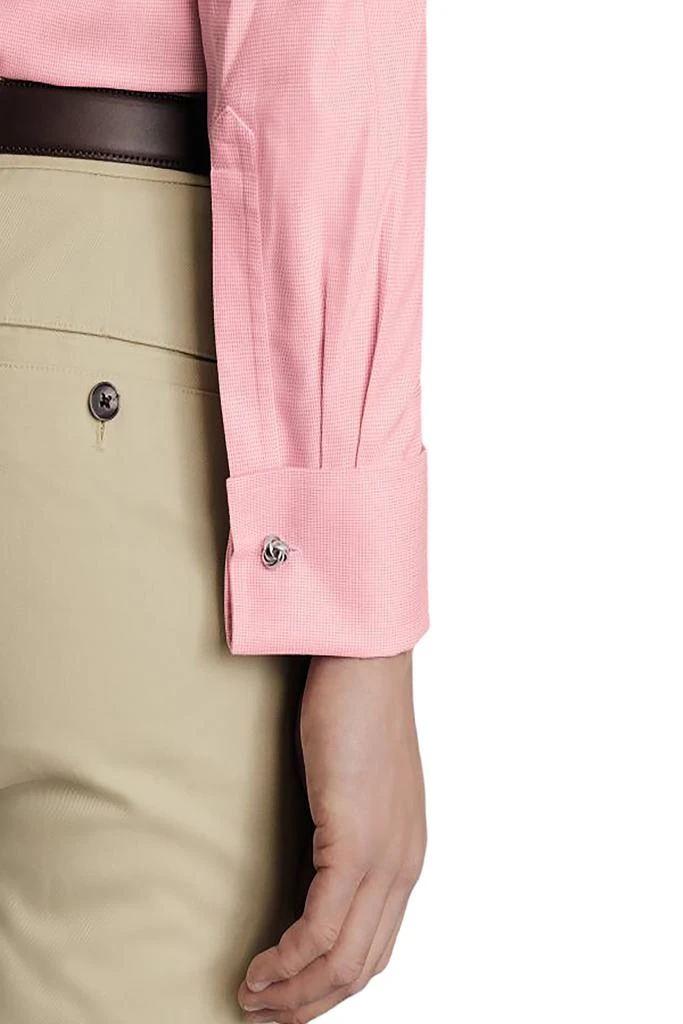 Charles Tyrwhitt Men's Non-Iron Clifton Weave Cutaway Slim Fit Shirt Single Cuff 3