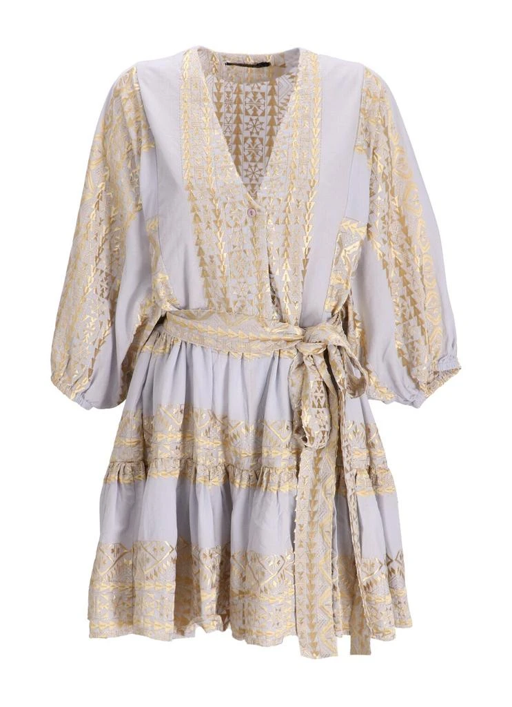 GREEK ARCHAIC KORI Dress Chemisier All Over Old Belt 1
