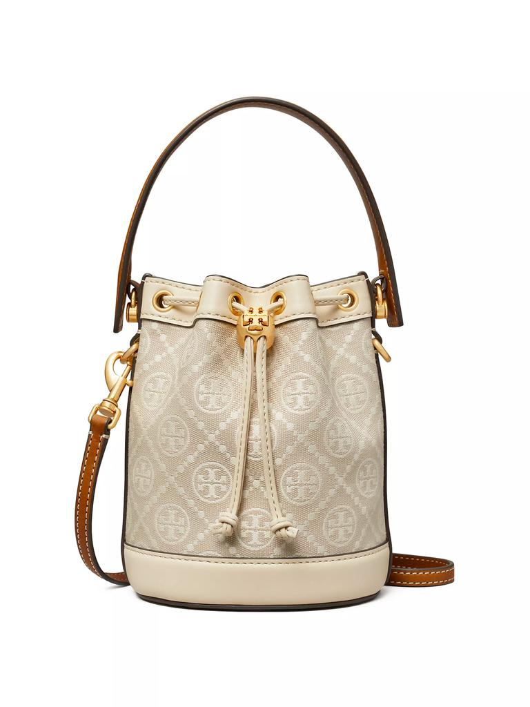 Tory Burch Mini T Monogram Bucket Bag