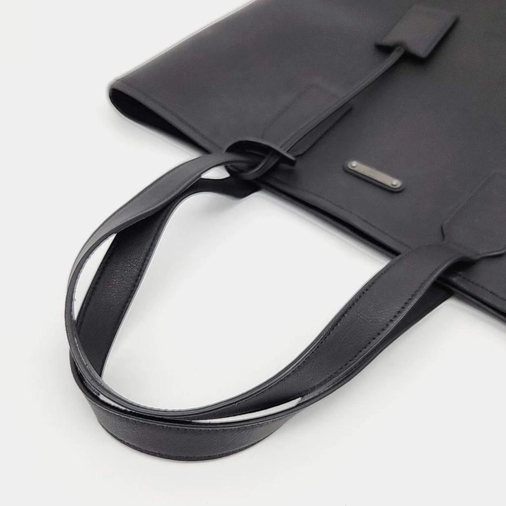 Yves Saint Laurent Saint Laurent Black Leather Bold Shopper Bag 4