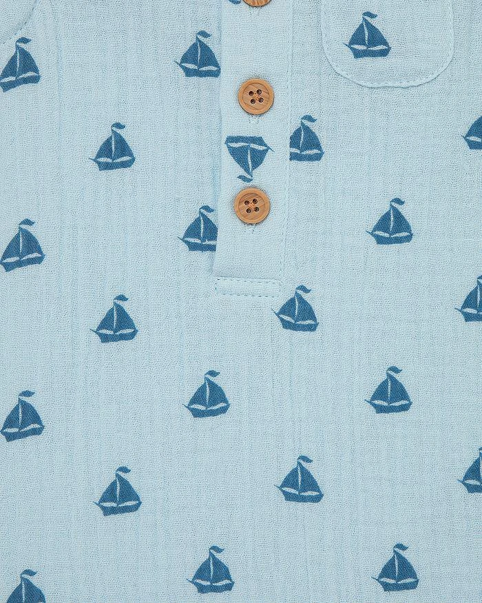 Little Me Boys' Sailboats Romper & Hat Set - Baby 3