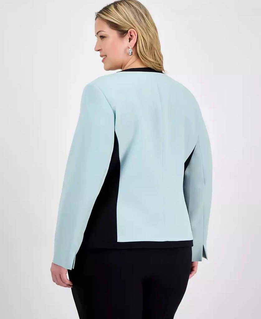 Kasper Plus Size Open-Front Jacket 4