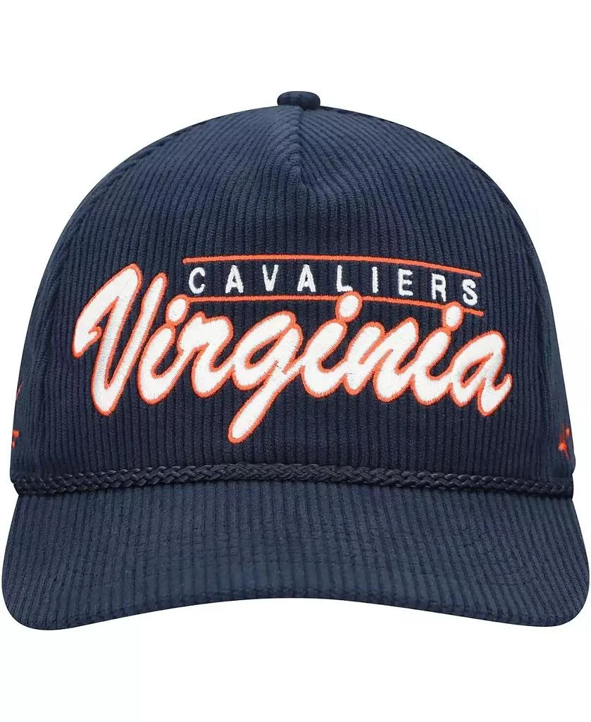 47 Brand Men's Navy Virginia Cavaliers Gridiron Double Header Hitch Adjustable Hat 4
