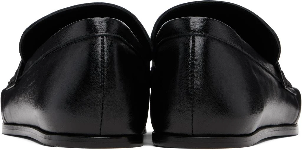Jil Sander Black D-Ring Loafers 2