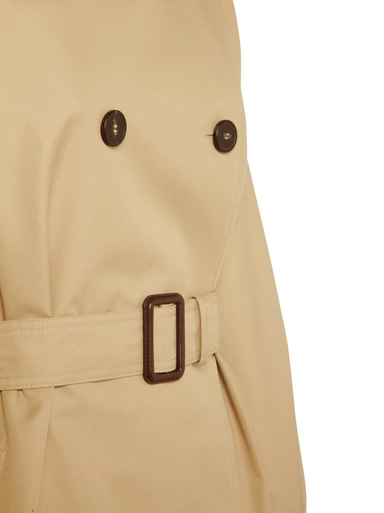 WEEKEND MAX MARA Canasta Cotton Blend Trench Coat 4