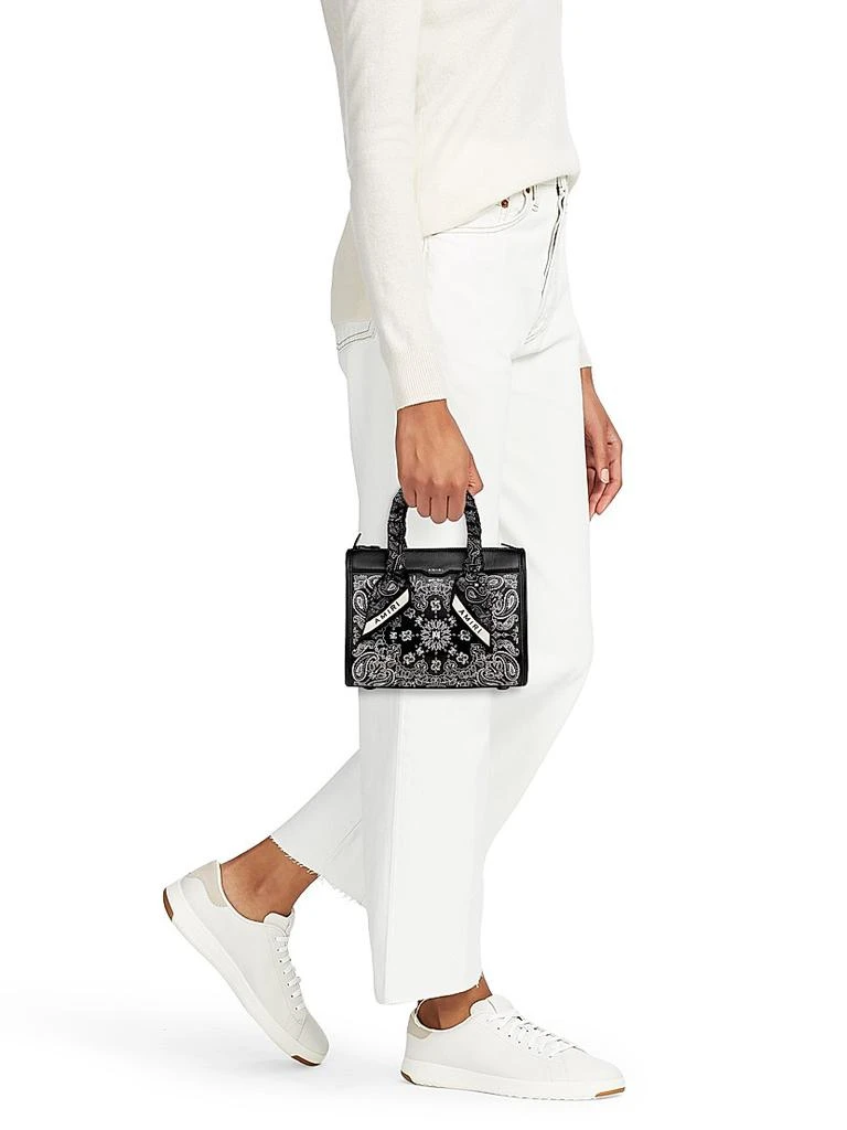 AMIRI Micro Bandana Triangle Leather Top Handle Bag 3