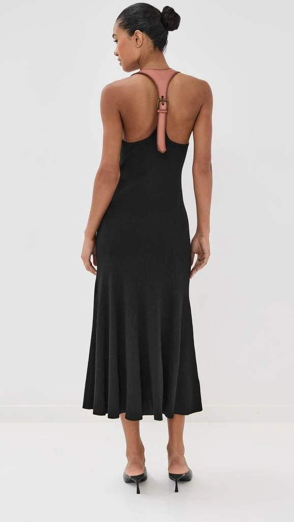 Monse Leather Racerback Midi Dress 2
