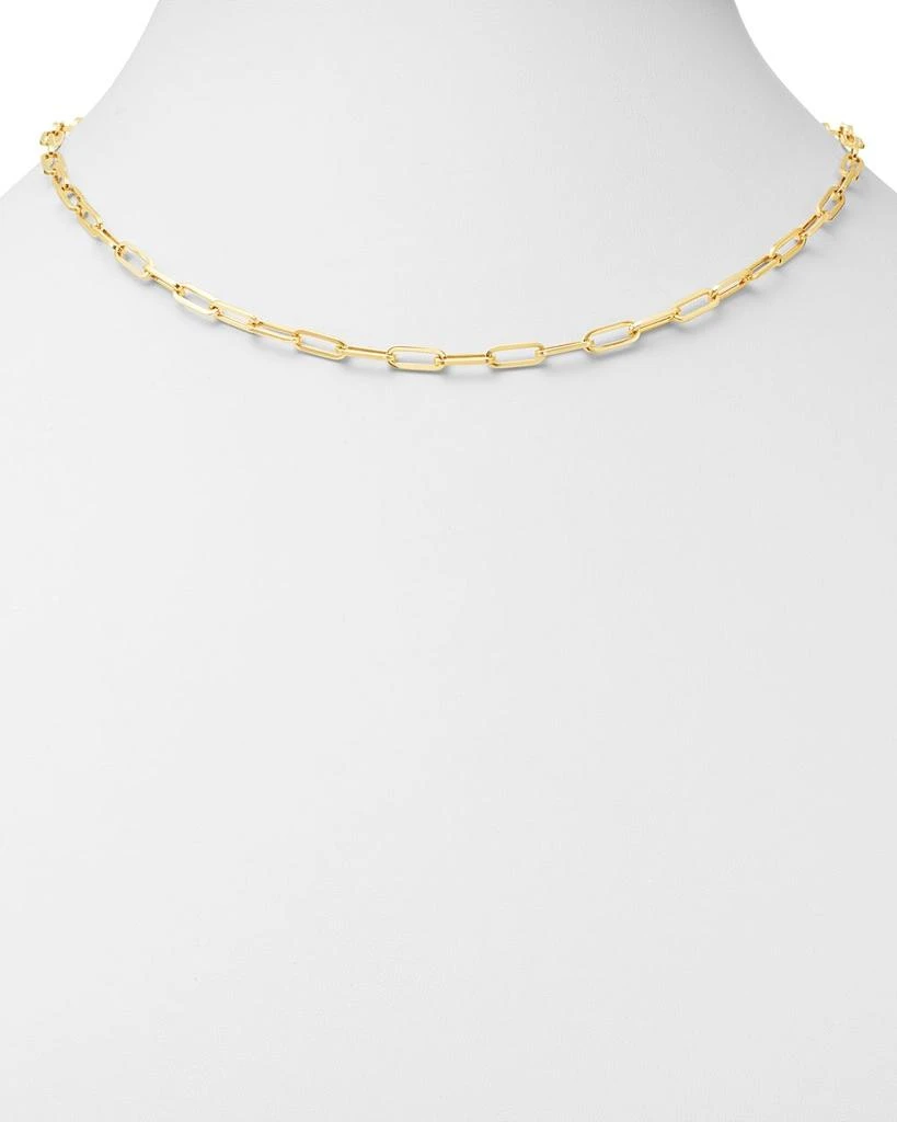 Bloomingdale
s Paper Clip Link Chain Necklace in 14K Yellow Gold 3