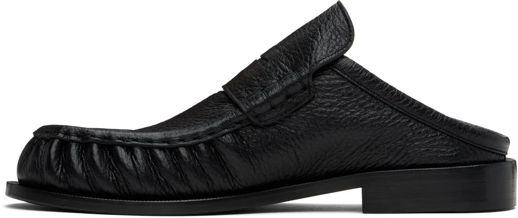 Dries Van Noten Black Leather Slip-on Loafers 3