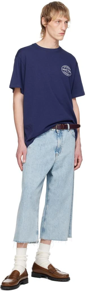 Saturdays NYC Navy Surfing Club Standard T-Shirt 4