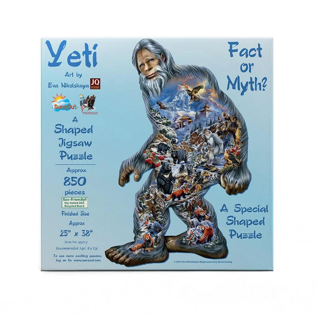 SunsOut Yeti 850 piece Jigsaw Puzzle for Adults Special Shape 2